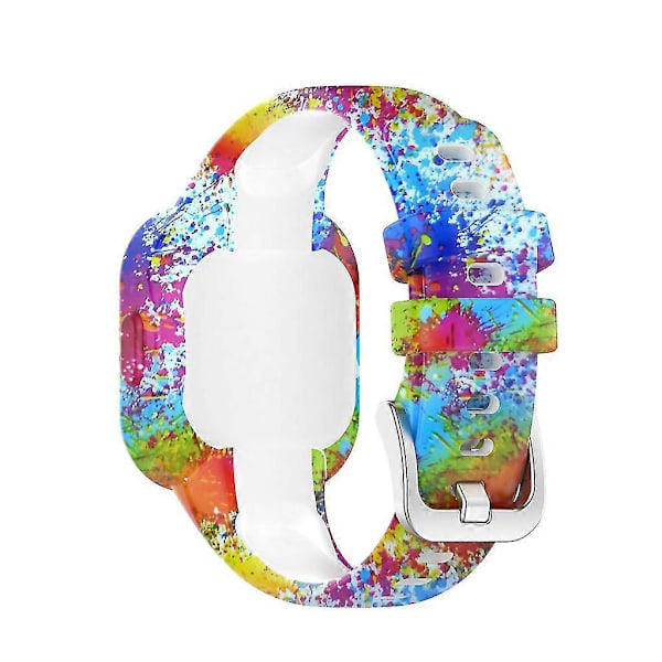 Garmin Fit Jr 3/Vivofit Jr 3 Åndbar Rem - Svedtæt & Anti-Ridse CamouflageBlå