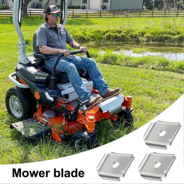 X Blade Mulching Adapter - 3 deler for 5/8 senterhull - for standard kommersiell gressklipper - dobbeltblad