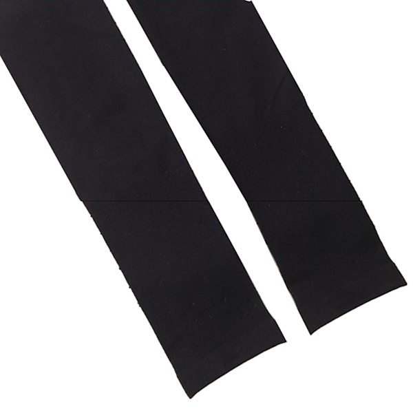 Arm Sleeves Ice Silk Cooling Arm Cover Solbeskyttelse UV-beskyttelse Elastiske Arm Sleeves til Udendørs Rejser Løb Cykling Sort