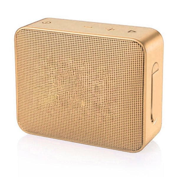 Wireless Bluetooth Speaker HiFi Stereo Bass Multifunctional Mini Portable Wireless Speaker for Outdoor Travel Home Gold