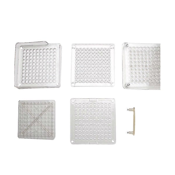 Akryl Transparent Kapsel Fyllningsbricka 0 100 Håls Kapsel Fyllare Kapsel Fyllningsmaskin Manuell C