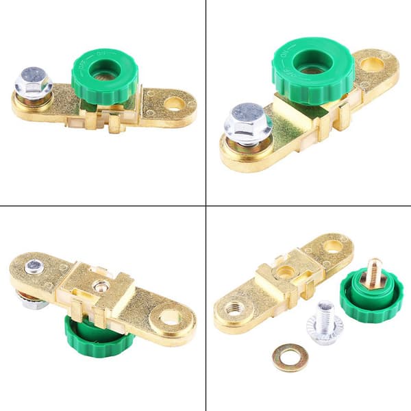 1 st Batteripolskoppling Snabbkoppling Avstängning Biltillbehör Grön