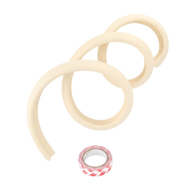 Babyskydd Kantskydd L-typ Högelastiskt Möbelkantskydd för Hemsäkerhet (Beige)