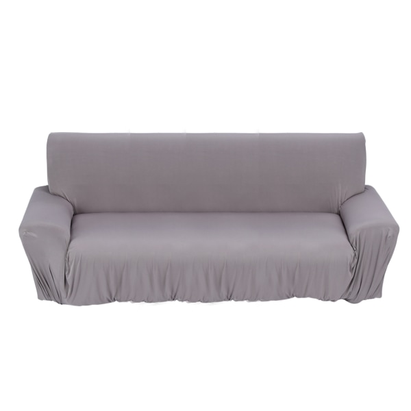 Soffa Soffa Stretch överdrag Soffskydd Slipcover Tvättbar tresitsig grå 190~230cm