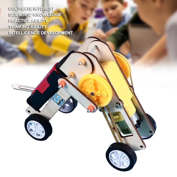 DIY Orm Kravlende Robot Model Uddannelsesmæssige Studenter Videnskab Eksperiment Legetøj Sæt Orm Kravlende Robot