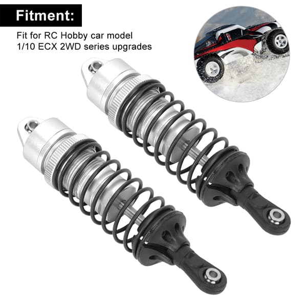 100 mm fortykkende støddæmper til RC 1/10 ECX 2WD bilmodel (sort B ECX1095B)