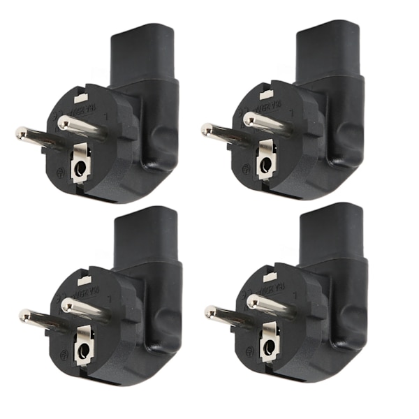 4 kpl EU 4,8 mm IEC320 C13 Converter 90 asteen power kannettavien tietokoneiden power EU Plug 100-250V