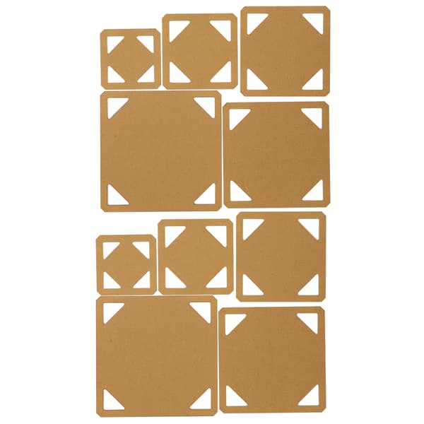 10 stk. akrylskabelon, quilteskabeloner, patchwork-quilter DIY-værktøj, patchwork-skabeloner