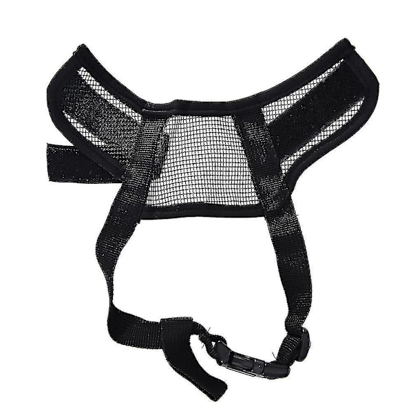 Justerbar Hundemundkurv i Mesh til Barkkontrol - Pink (M, 14-20cm)