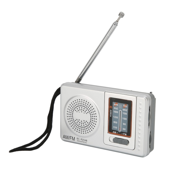 Bærbar radio DSP Chip AM FM transistor radio med indbygget højttaler til hjemmerejseunderholdning Arbejdsnødsituation