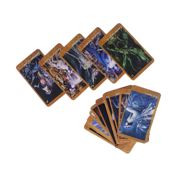 Coated Paper Tarot Cards Divination Playing Cards Interaction Board Game Card English Version