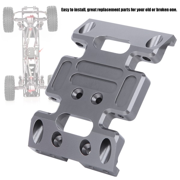 Aluminiumlegering Center Skid Chassis Plate Tillbehör Passar för AXIAL SCX10 1/10 RC Bil