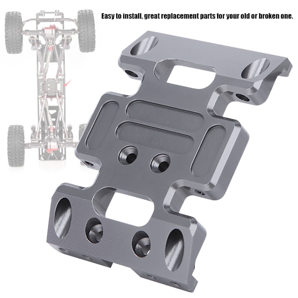 Aluminiumslegering senter chassisplate tilbehør passer til AXIAL SCX10 1/10 RC bil