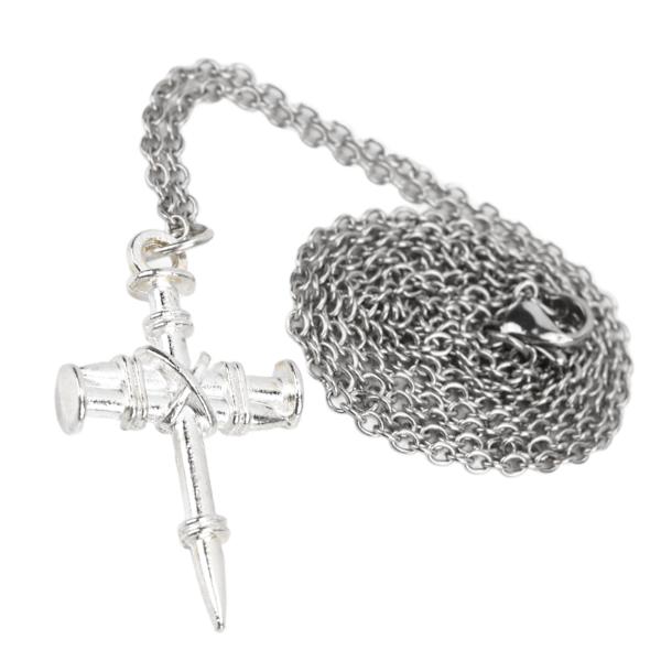 Kors Halskæde - Eksklusivt Klassisk Vedhængsdesign Metal Jesus Halskæder til Jul Fødselsdagsaftale