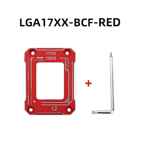 LGA17XX/18XX-BCF 12. 13. CPU Bøyekorreksjon Fikseringsspenne CPU Bøyekorrektor Ramme CPU Fiks
