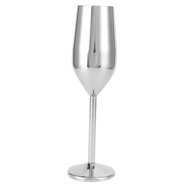 200 ml beger i rustfritt stål champagneglass drikkekopp for bar/fest/bankett/piknikGlossy