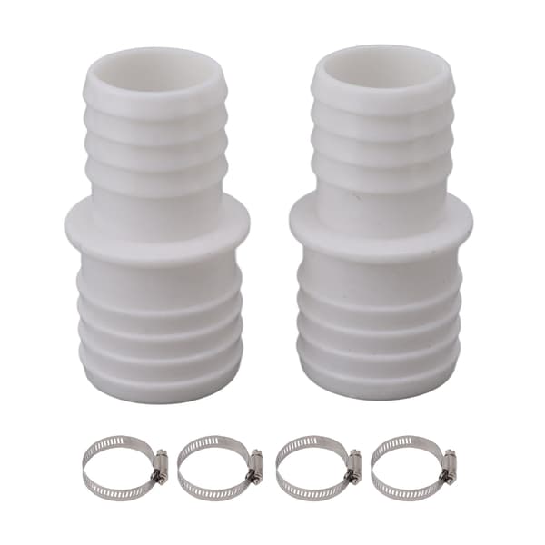 32mm Slangkoppling Poolslangadapter med Slangklämma Slangadapter Ersättning för Pangea Tech