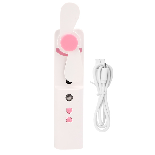 USB Nanometer Atomizer Bärbar Handhållen Hydrerande Sprutmaskin med Fläkt Rosa
