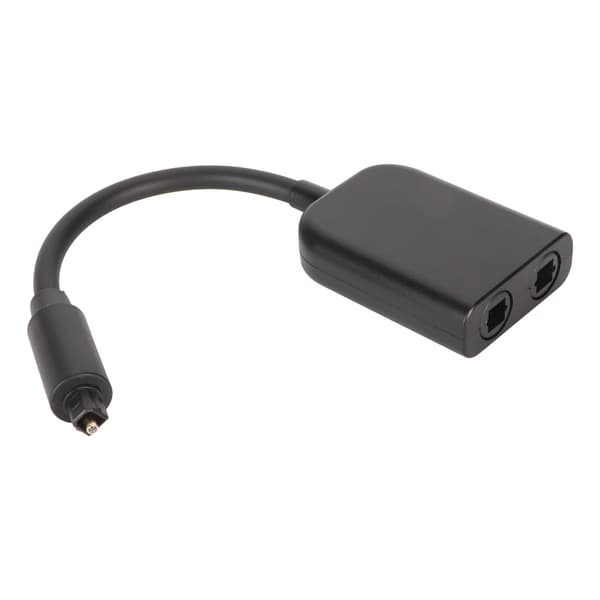 Optisk splitter 1 ind 2 ud Han til Hun 6 Core Optisk Fiber Lydkonverter til PS3 til Xbox One S CD DVD