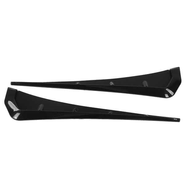 2 stk. Bil Mudguard Side Wing Air Vent Cover Trim Sort Eksteriørtilbehør Universal til bil