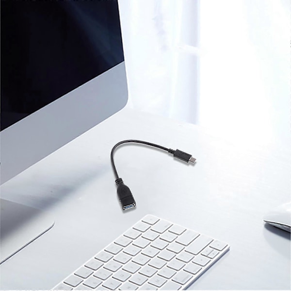 20cm Ultra Kort Typ C Kabel Typ C Hane Till Usb3.0 Hona Laddare Synkroniseringsdata