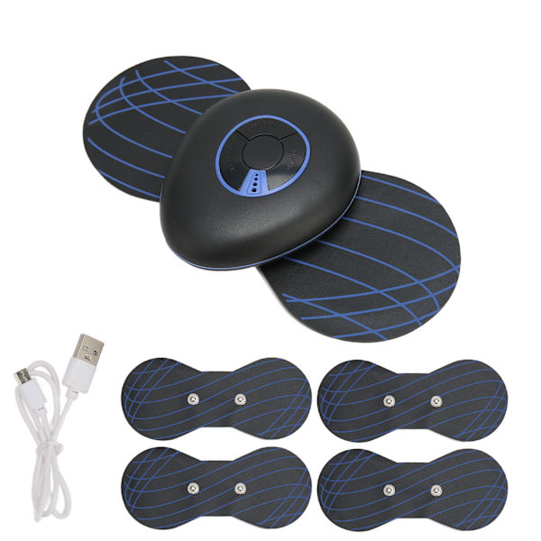 Neck Massager Patch Mini Lymphatic Drainage 6 tilaa Biosähköinen USB lataus Säädettävä kohdunkaulan hierontatyyny