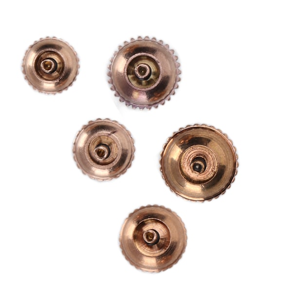 Watch Crown Delar Bekväm full stål Assorted Watch Crown tillbehör för watch reparation