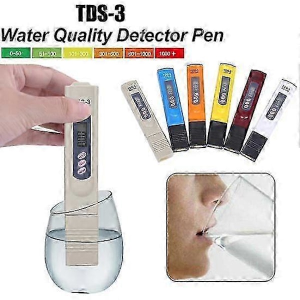 TDS-3 Bærbar LCD Digital TDS Måler Pool Hjem Vandkvalitet Renhedstest Pen orange
