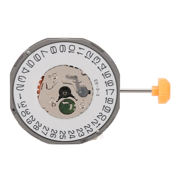 3 Pin Quartz Watch Urverk Reparationsdel för 1M12 Quartz Watch Enkel installation Watch Urverk Tillbehör Datum 3