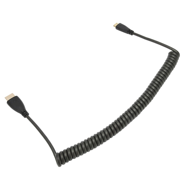 HD Multimedia InterfaceA till HD Multimedia InterfaceC Adapterkabel Spiralkabel Rak Huvud