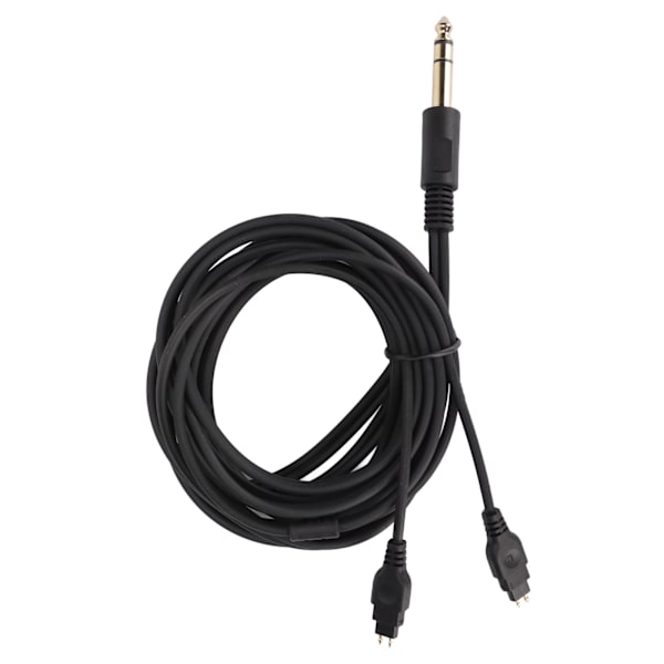 Hovedtelefonkabel Oxygen Free Copper Material Lavt transmissions tab 6,35 mm/0,3 tommer Sort Hovedtelefonledning til HD660S HD650