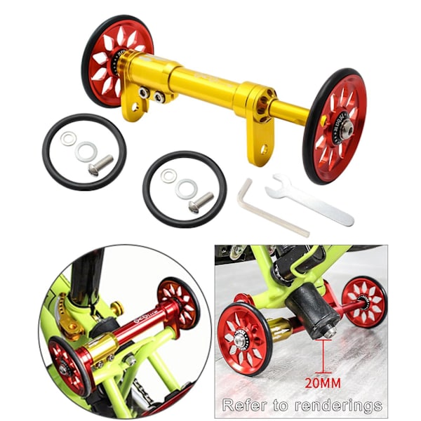 Easy Wheel Teleskopstang Foldecykel Easywheel Bageste Last E x tension Rod--