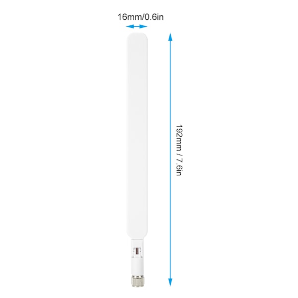 2 st 4GLTE Router-antenn B593 CPE för Huawei Nätverkssignal Trådlös Hane Booster Vit