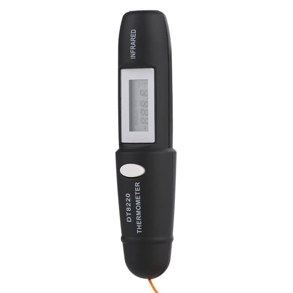 1 st beröringsfri mini-infraröd termometer IR temperaturmätning digital LCD-display