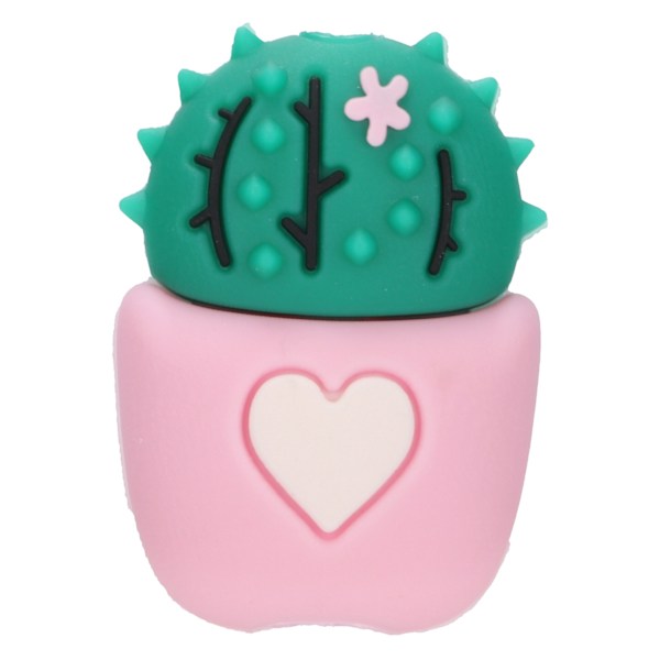 Data Line Protectors Cute Cactus Practical Charging Cord Savers for Cellphone Tablet Data LinesPink