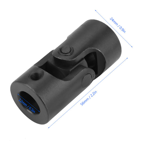 Akselkobling Motorforbindelse DIY Styring Universalled 12*24*56mm