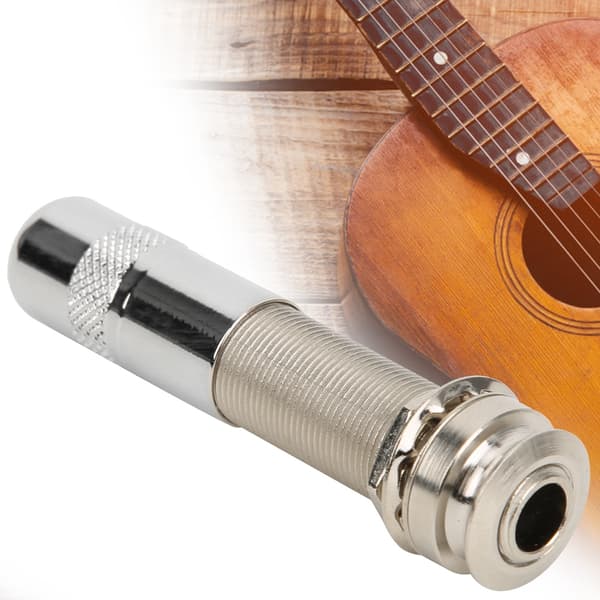 Guitar End Pin Endpin 1/4in Gevind Cylinder til Guitar Rem Lukning Stik og Bas Tilbehør