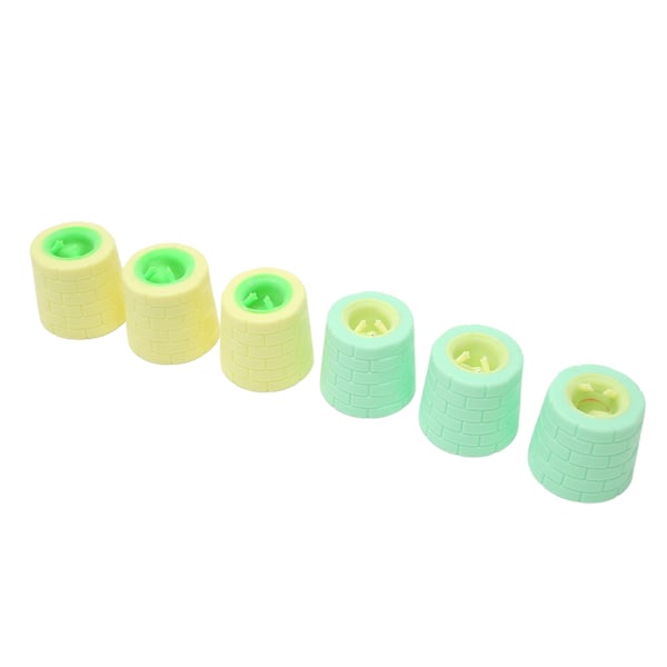 6 st Squeeze Toy Animal Style Stress Relief Mjuk Elastisk TPR Bärbar Squishes Toy för Familj Kontor Resor