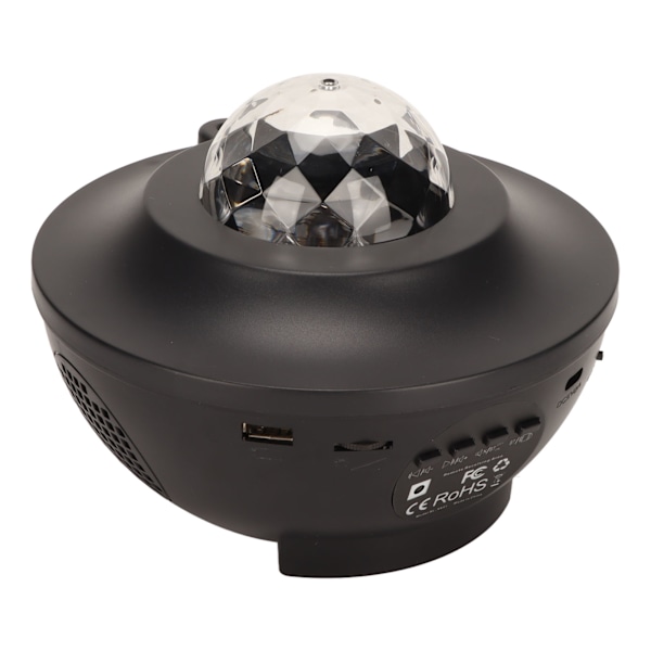 Sky Projektorlampa Färgglad 21 Lägen Fjärrkontroll LED Projektion Nattljus med Bluetooth Högtalare för Sovrum Fest
