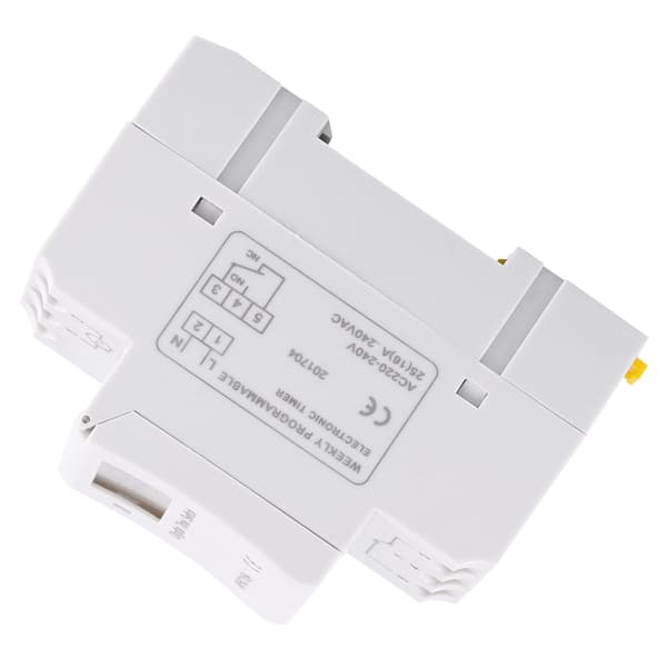 LCD-display ugentlig programmerbar elektronisk relætid 16 ON og OFF timere - 1 stk. 110V110V
