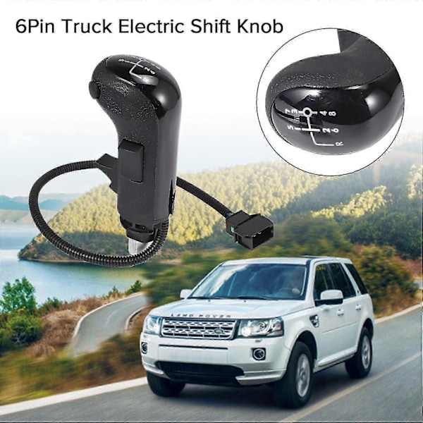 6-polig Lastbils Elektrisk Växelspaksknopp Växelspakshuvud kompatibel med MAN TGA TGX TGS 81326200043