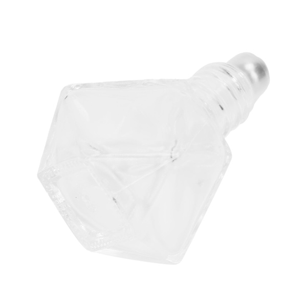 Professionell Glas Parfym Rollerflaska Bärbara Eterisk Olja Roll On Flaskor 8ML Svart Lock