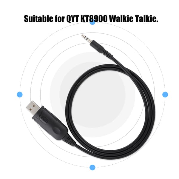 Walkie Talkie USB-programmeringskabel för QYT KT8900 Radiosändare