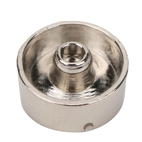 20 st nitdubbar runda legering DIY skor kläder väskor dekoration med 20 st brickor 12 mm djupblå