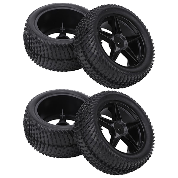 4 st/set Universal Däck Däck Tillbehör Modifiering Byte 85mm för 1/10 RC BilSvart