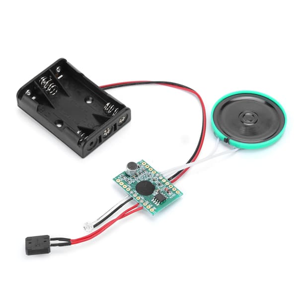 4-minutters opptaksavspillings-DIY-lydsensor-modul, spill av én gang, tilbehør