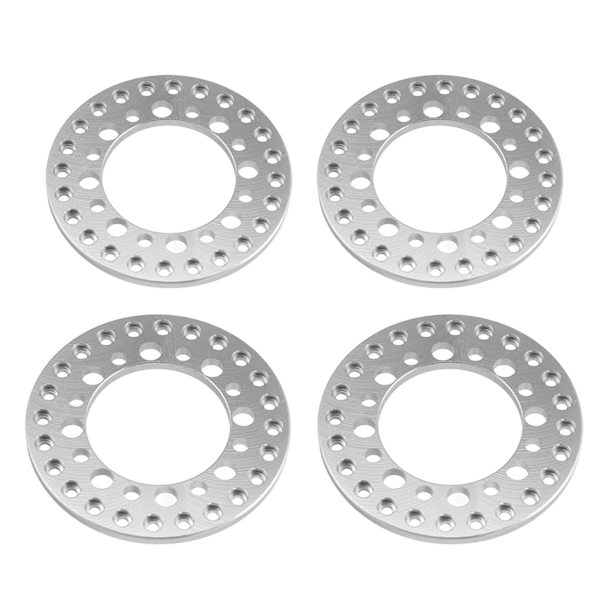 4st 1,9 tums hjul yttre pärllåsring aluminiumlegering Återanvändbara RC-tillbehör för Traxxas 1/10 RC-bil Silver