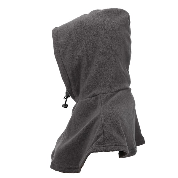 Cykelhuva Balaclava Sjal Mössa Utomhus Ridning Tjock Håll Varm Kalltålig Fleece(grå )