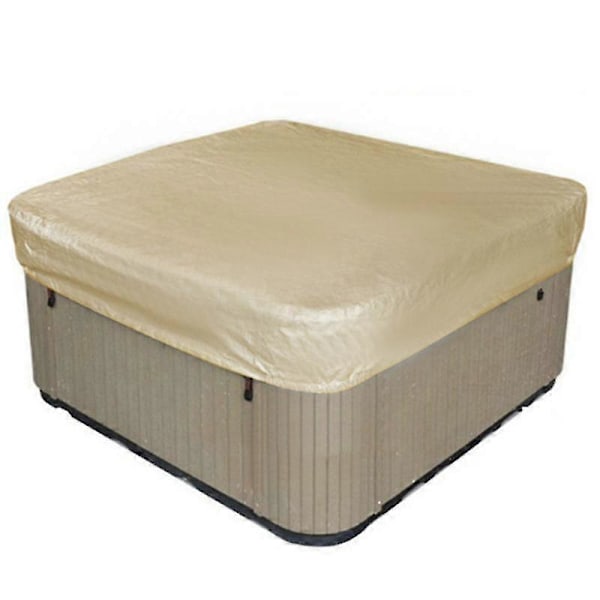 Fyrkantigt Utespa-skydd, Vattentätt Solskydd Spa-skydd -JRCH 231*231*30cm Khaki