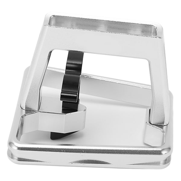 Folding Bike Front Carrier Adapter Aluminium Alloy Hollow Carved Mount Base for Poday Silver